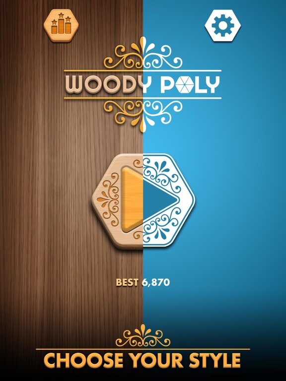 Woody Poly Block Hexa Triangle