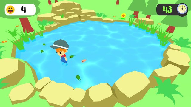 Frogs In The Pond