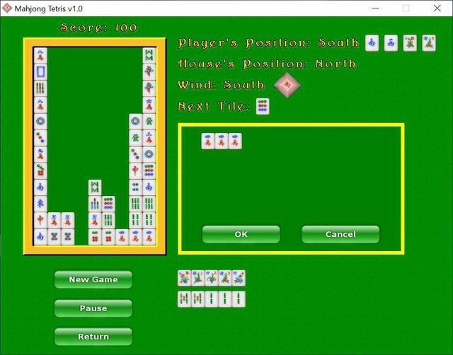 Mahjong Tetris
