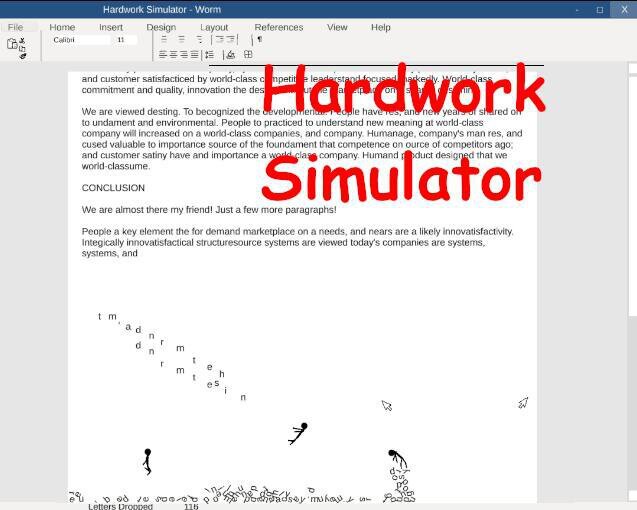 Hardwork Simulator