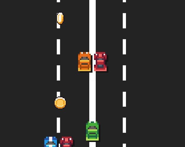 Pixel Car Construct 3 template