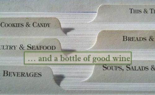 ... and a bottle of good wine