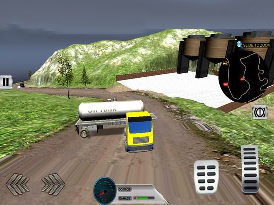 Off Road Oil Transport - Truck trailer Driving 3D