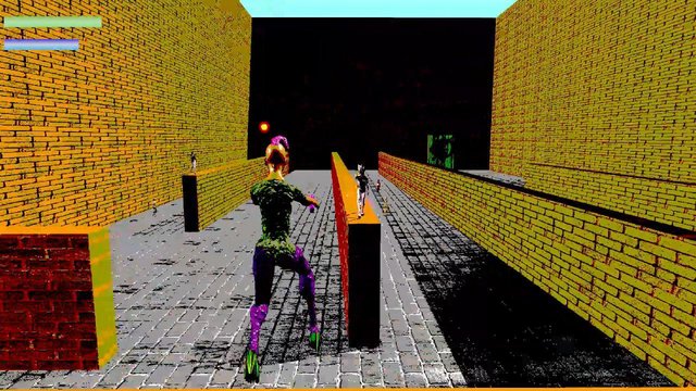 Lizard Lady vs the Cats web player version