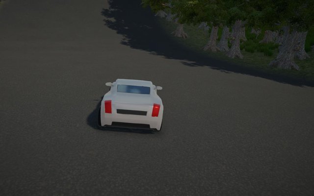 Driving in the forest: Simulator