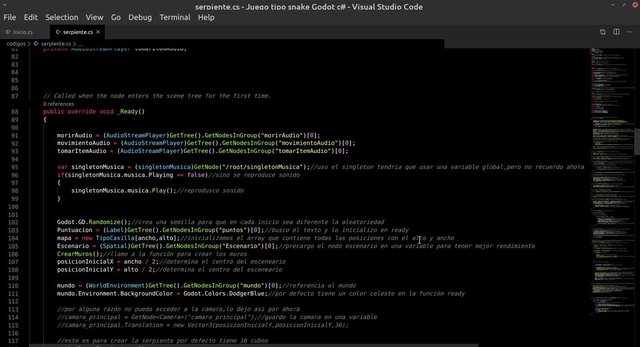 Godot Engine c# juego tipo Snake 3D