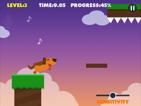 Jump Dog - Best Audio Control Game