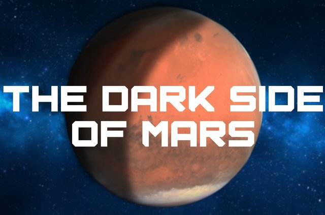 Dark side of mars