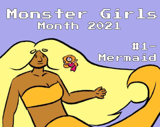 Monster Girl Month 2021 - Mermaid (day 1)