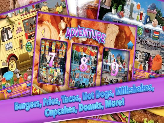 Hidden Objects Food Truck - Junk Candy Object Time