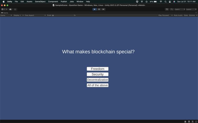 Question Play-To-Earn Game