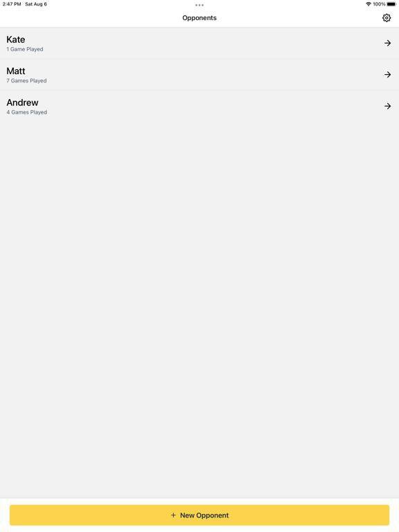 Gin Rummy Score Tracker