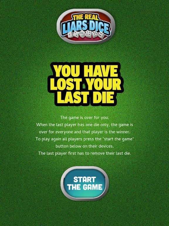The Real Liars Dice
