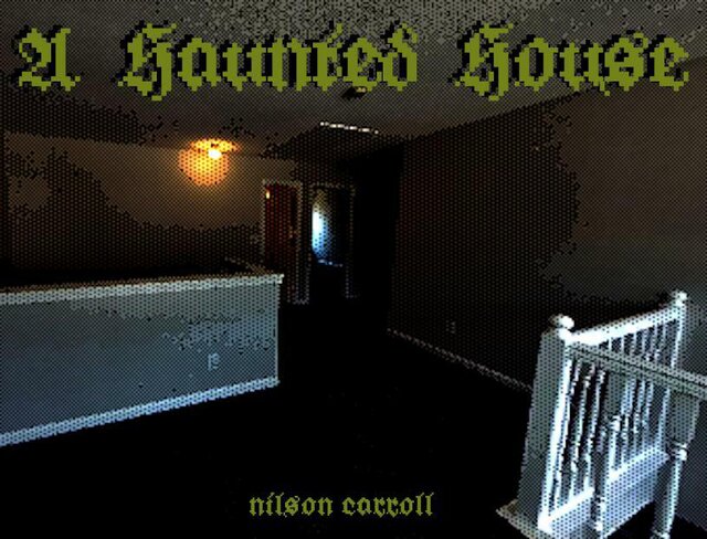 a haunted house