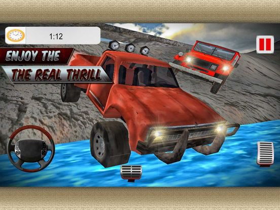 4x4 dangerous offroad jeep: hyper car crashing
