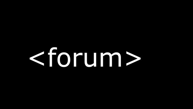 <forum>