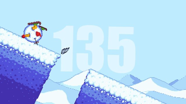 You went skiing, but you lost control