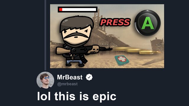 Mr Beast donates 1,000,000 bullets