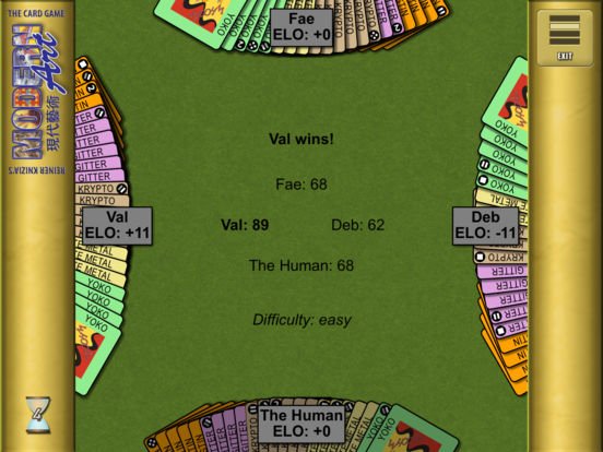 Reiner Knizia's Modern Art: The Card Game