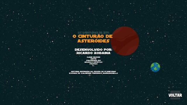 As Aventuras de Zito - O Cinturão de Asteróides