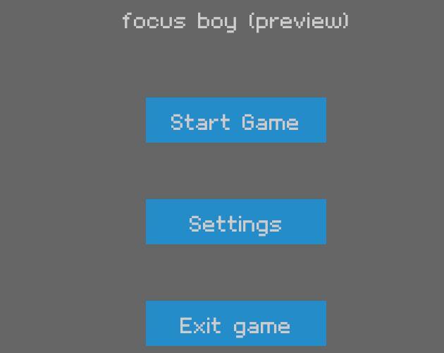focus boy