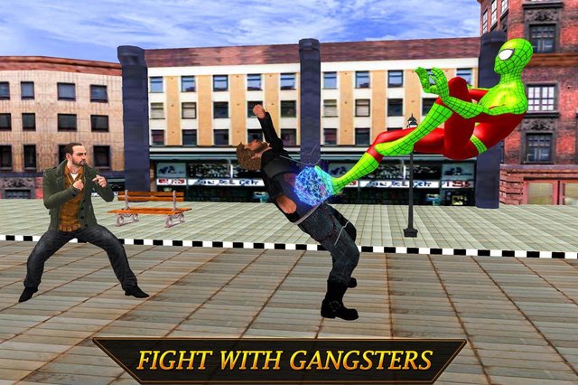 Super Spider Hero City Battle