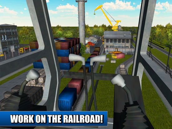 Cargo Crane Simulator 3D: Train Station Full
