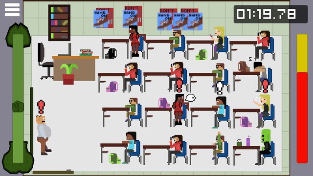 Jerking Off In Class Simulator