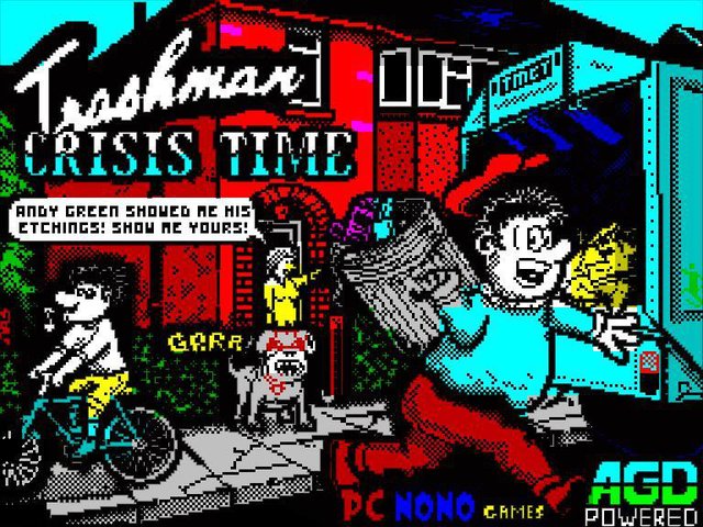 TRASHMAN Crisis Time ZX Spectrum 48/128k