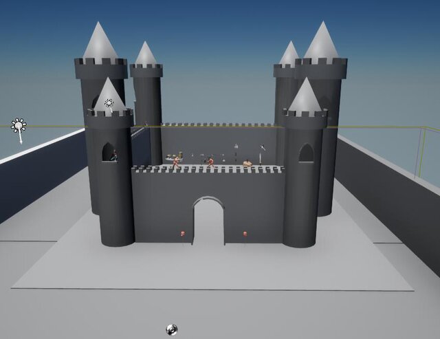 medieval weapon display
