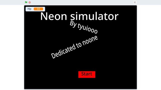Neon sim demo
