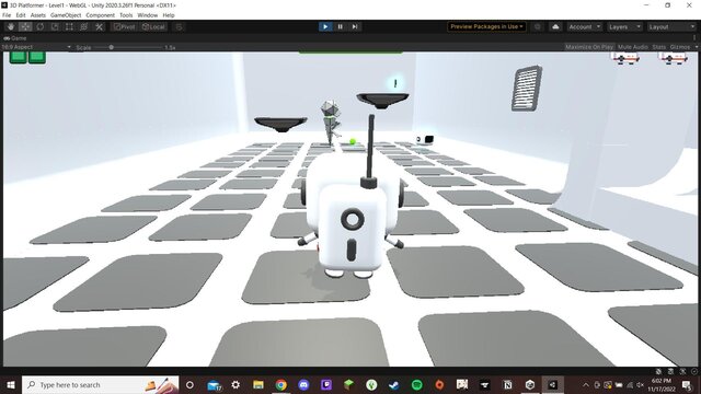 3D Platformer Tutorial (kristinamalkowski)