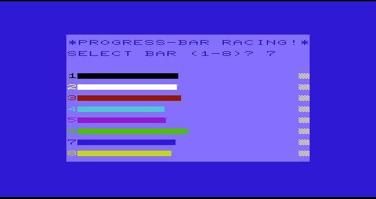Progress-Bar Racing by EdwardianTeaChest