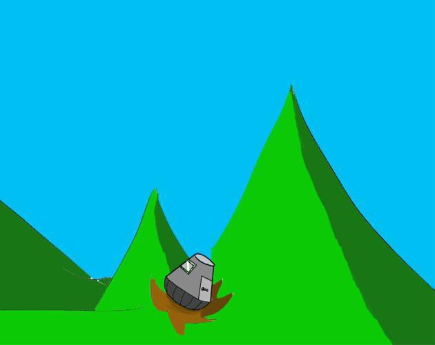 The Space Capsule Decending Game