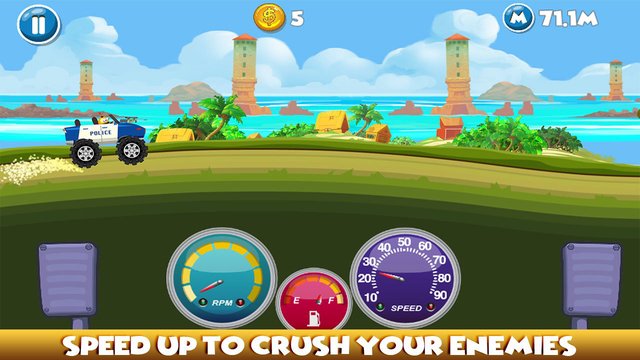 Police Monster Shooter Game