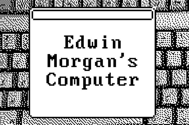 Edwin Morgan's Computer