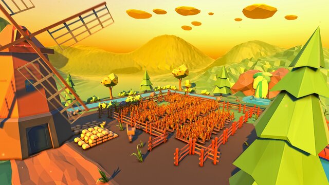 HappyLifeville. Low Poly Farm