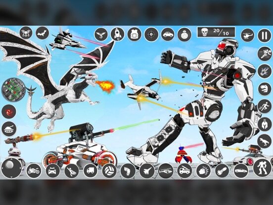 Dragon Robot FireFighter Truck