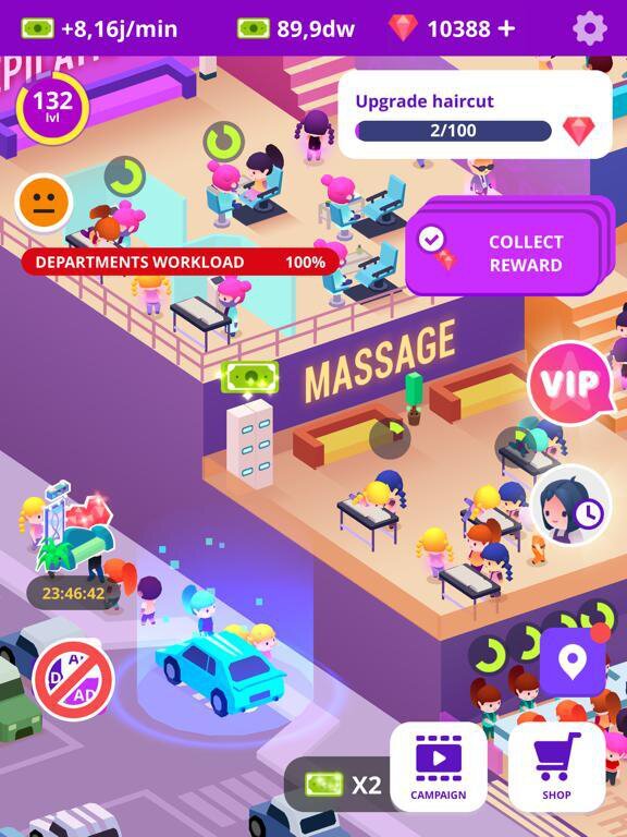 Idle Beauty Salon Clicker