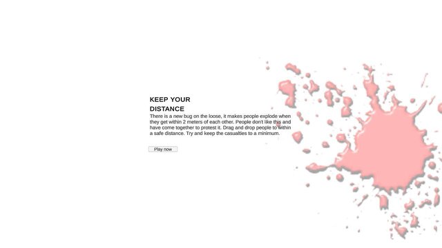 Keep your distance (dutchlish)