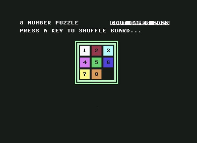 8 Number Puzzle