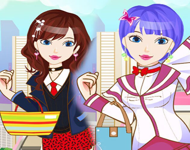 Schoolgirl Fashion Dress Up Game