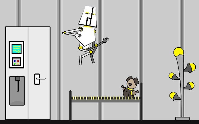 2D Robot Scene