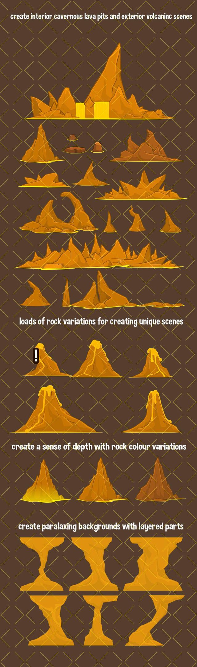 Lava level creation kit