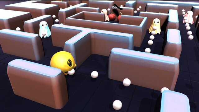 Multiplayer 3D PacMan - PacBros