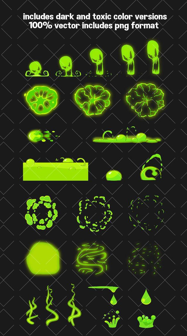 Toxic and dark spells