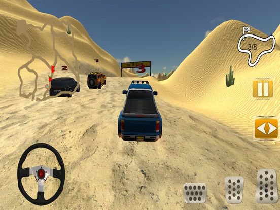 Racing Champion In Desert