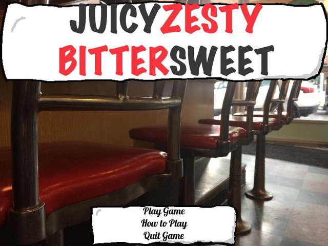 juicyZESTYbitterSWEET