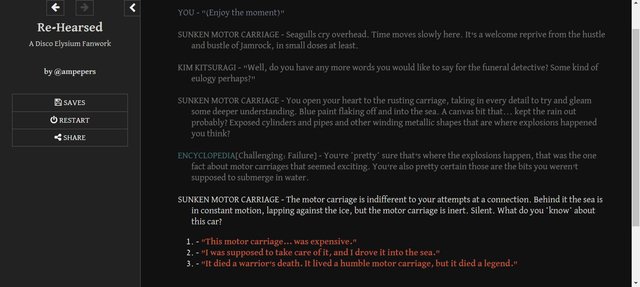 Re-Hearsed: A Disco Elysium Fanwork