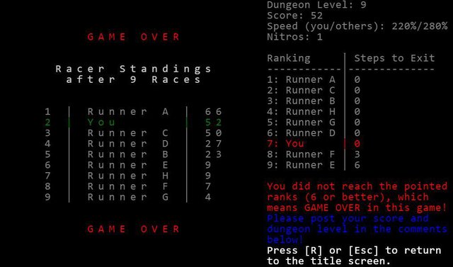 RunToTheStairs ASCII only Version